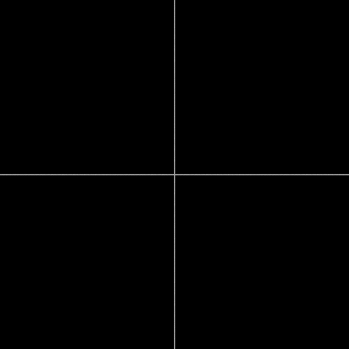 Black Plain Tile - Image 2