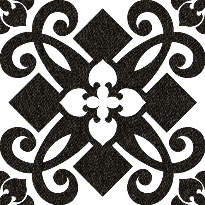 B&W Arabesque Design 1