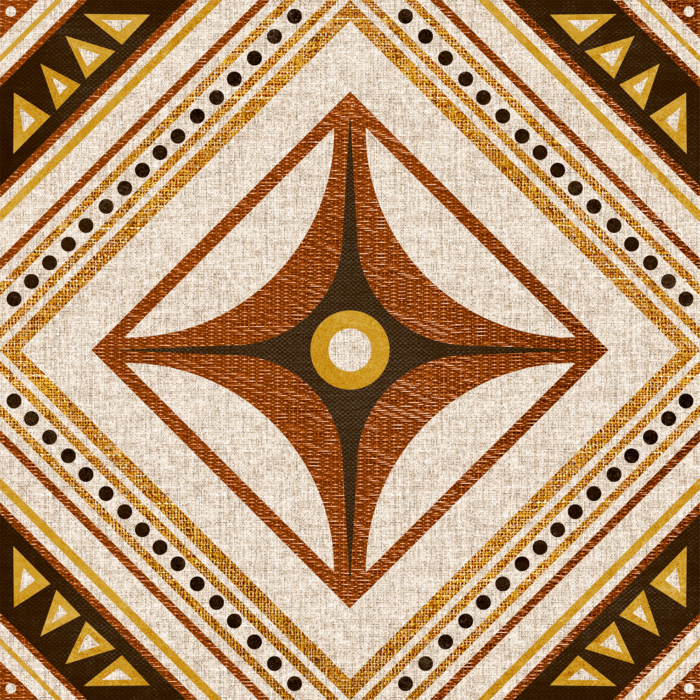 Jakuta Ethnic Patterned Tile