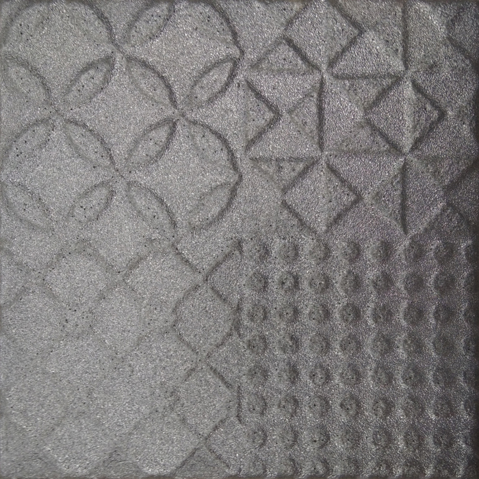 Gunmetal Metallic Structure Tile
