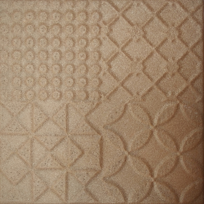 Rust Metallic Structure Tile