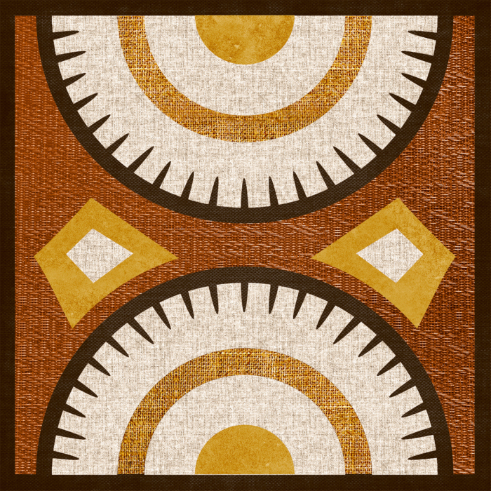 Maori Ethnic Patterned Tile