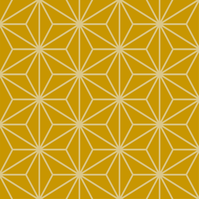 Mustard Starling Patterned Tile