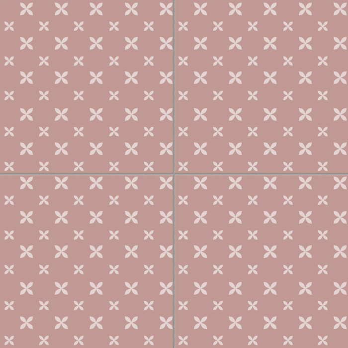 Pink Salsa Patterned Tile - Image 2