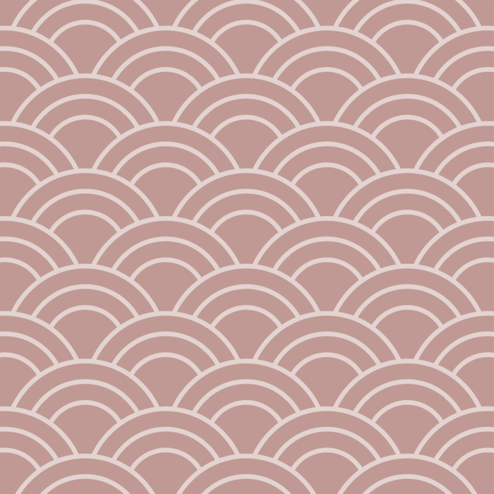 Pink Scallop Patterned Tile