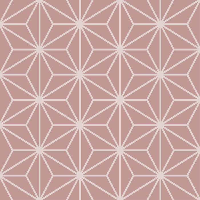 Pink Starling Patterned Tile