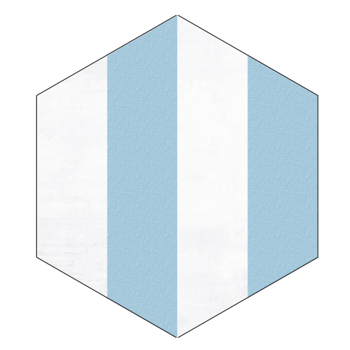 Porto Blue Hexagon