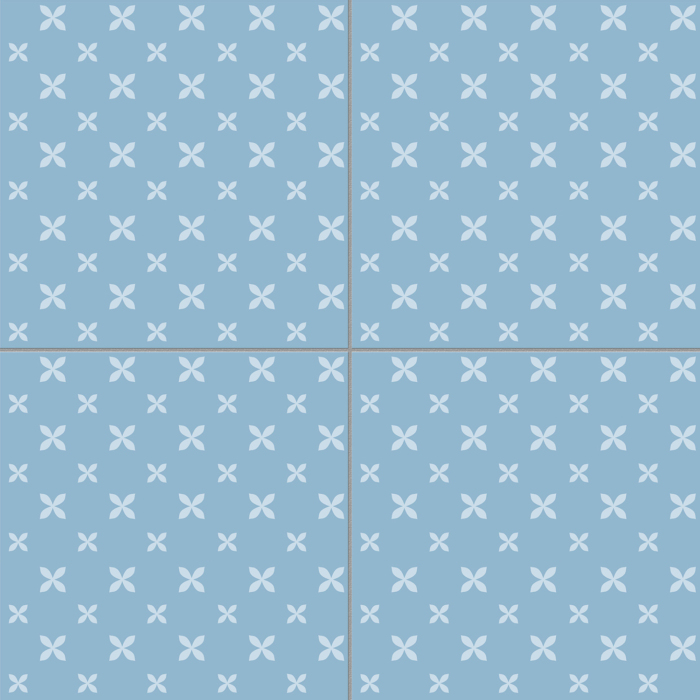 Blue Salsa Patterned Tile - Image 2