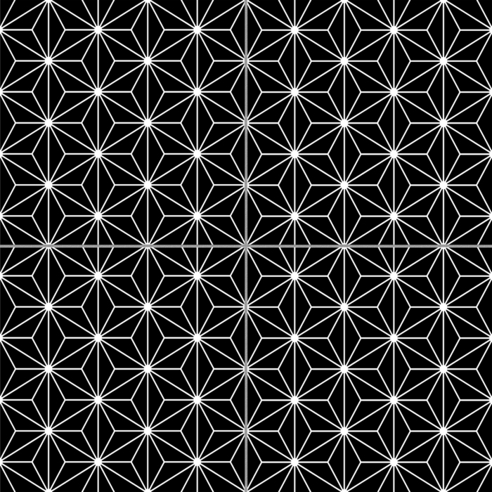 Black Starling Patterned Tile - Image 2